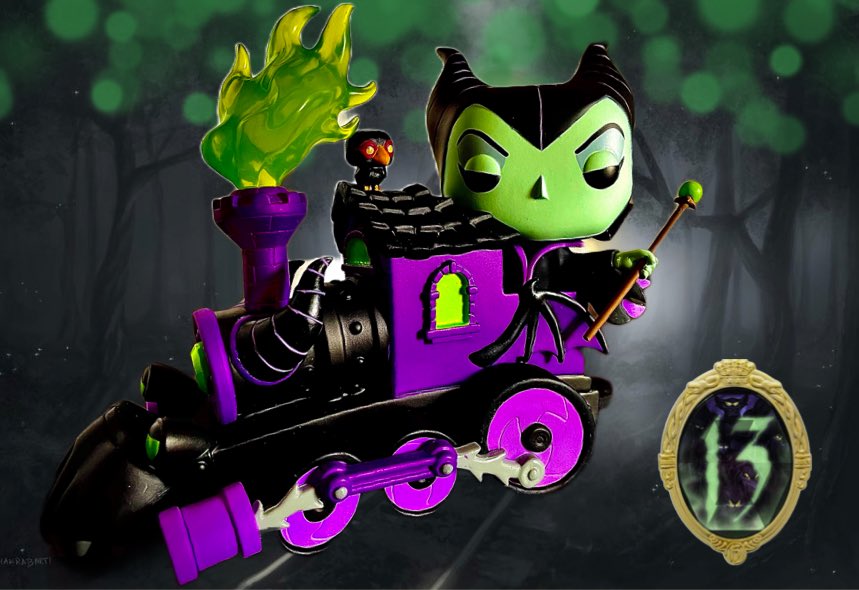 LJFlowerz's tweet photo. #FunkoPhotoADayChallenge Day 13: Lucky 13 🍀
@OriginalFunko
All aboard engine 13, if you dare… some may call it lucky, others may run in fear… 😈🚂👻
#Lucky13 #funko #funko #funkopop #disney #maleficent #spookytrain #FunkoFamily #funkocollector #funkophoto #halloween https://t.co/Fg28VyXSc8