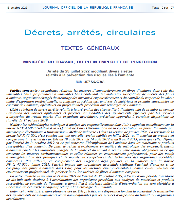 aleacontroles.com/actualites/pre…
#amiante : nouveautés réglementaires !
#prelevementair
#laboratoire
#examenvisuel