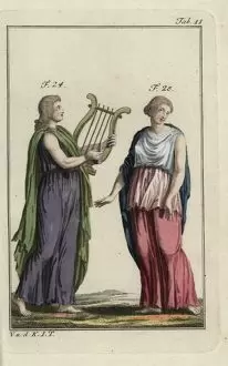 TrebekOnCall's tweet photo. @KSpronz @TheBurkeShow In the category of "stuff that never happened"

The Roman Emperor Nero never fiddled while Rome burned. In fact, he never played the fiddle at all, but instead the type of harp depicted here - no fib! https://t.co/cF19kPtSl3