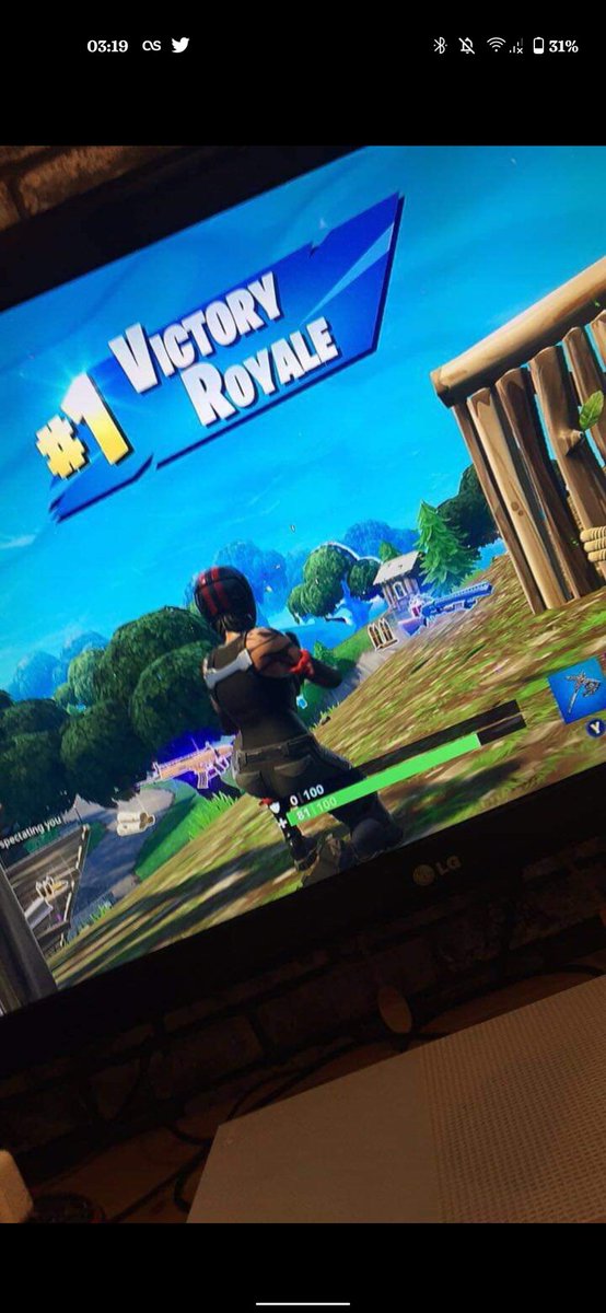KPJakoby's tweet photo. Just won my first game of fortnite https://t.co/0DqmpPBXLV