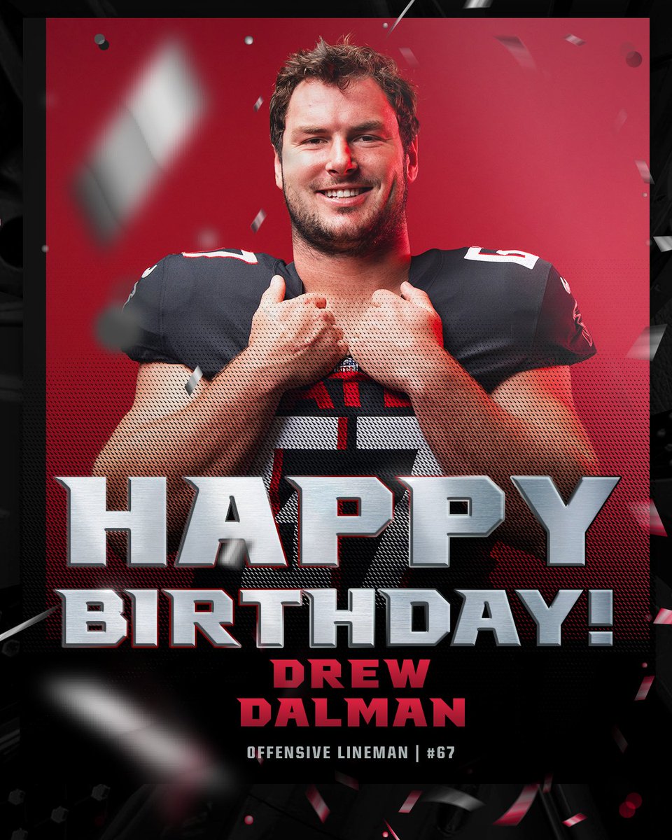 AtlantaFalcons's tweet photo. RT &amp; help us wish @drewww0 a HAPPY BIRTHDAY! 🎂🥳 https://t.co/sEyE14CTUg