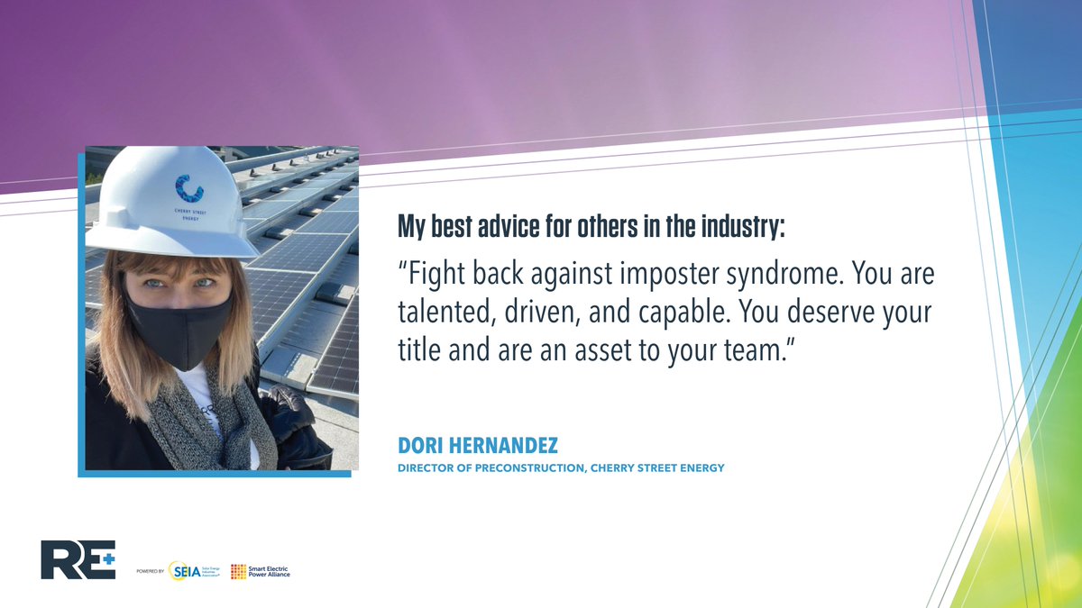 REPlusEvents's tweet photo. This week, we're highlighting voices of the #cleanenergy industry by featuring some of the attendees from RE+ 22. #replus22 https://t.co/od5LnEc44m