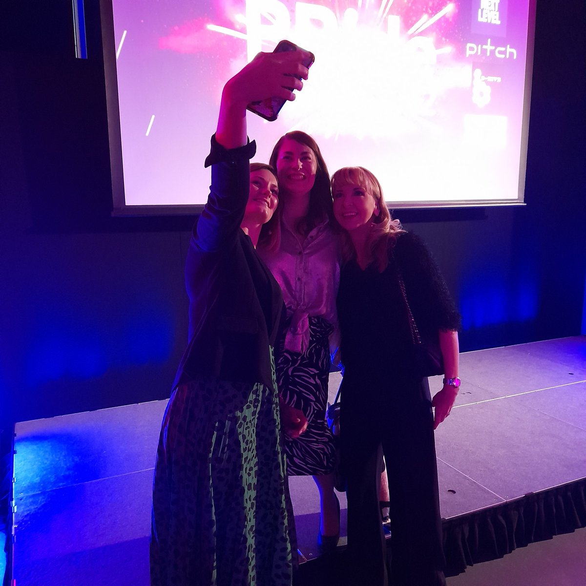 CIPR_Midlands's tweet photo. @Middlet0nDavies taking their group selfie at tonight's #PRideMids screening party https://t.co/mxKkPiAwqP