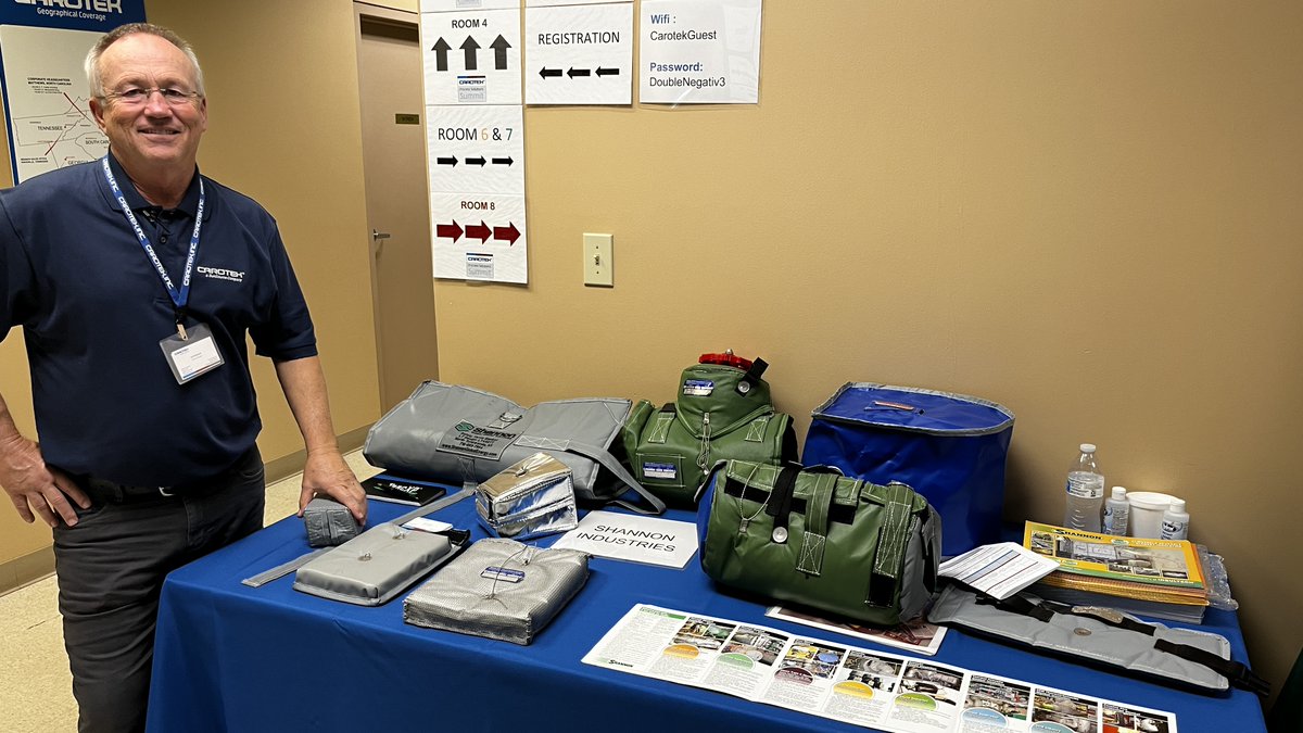 Learn more about thermal, acoustic, and safety reusable blankets / shields at the Shannon Industries booth.  #CarotekPSS #Thermalblankets #shannonindustries
