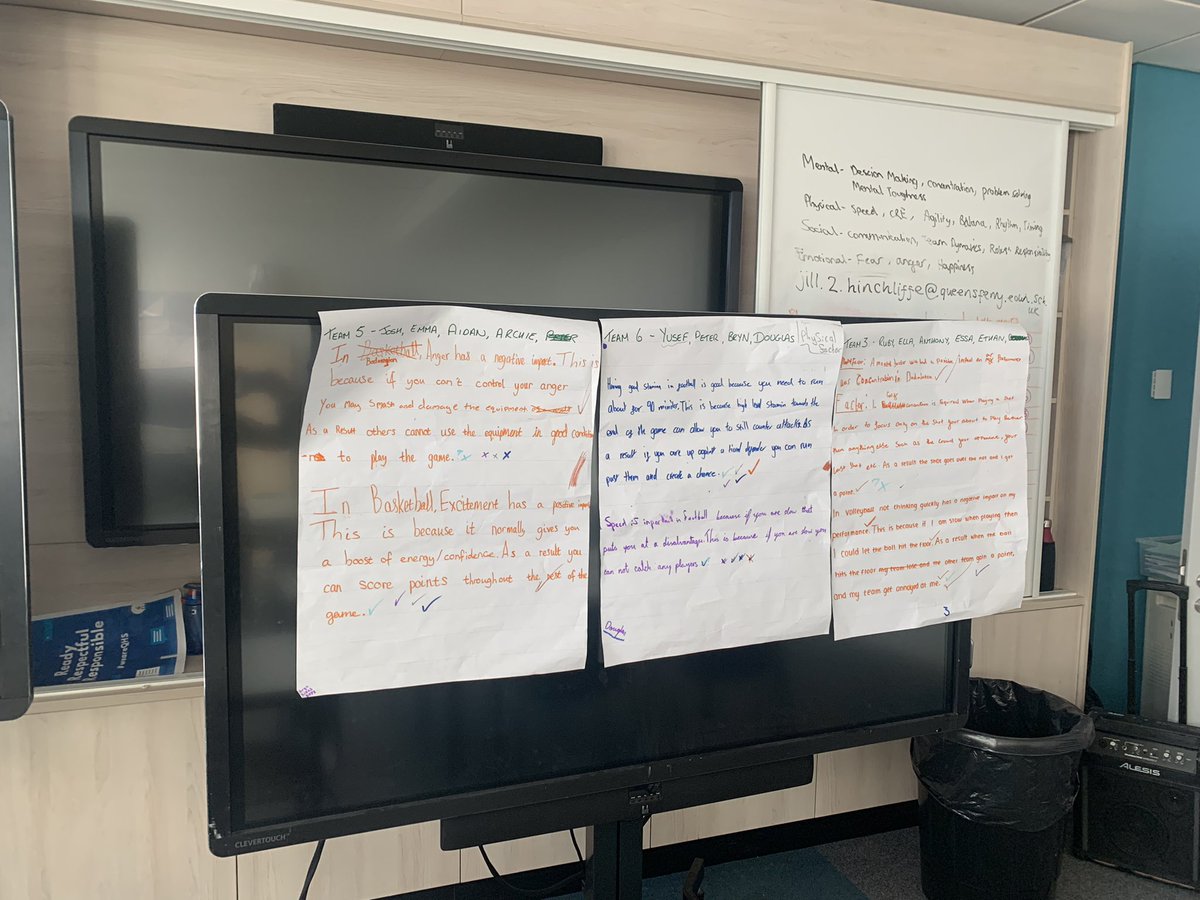 MrsDickson3's tweet photo. National 5 PE getting ready for their Section 1 portfolio assessment. #factorcontextimpact https://t.co/3VNzG1pRpS