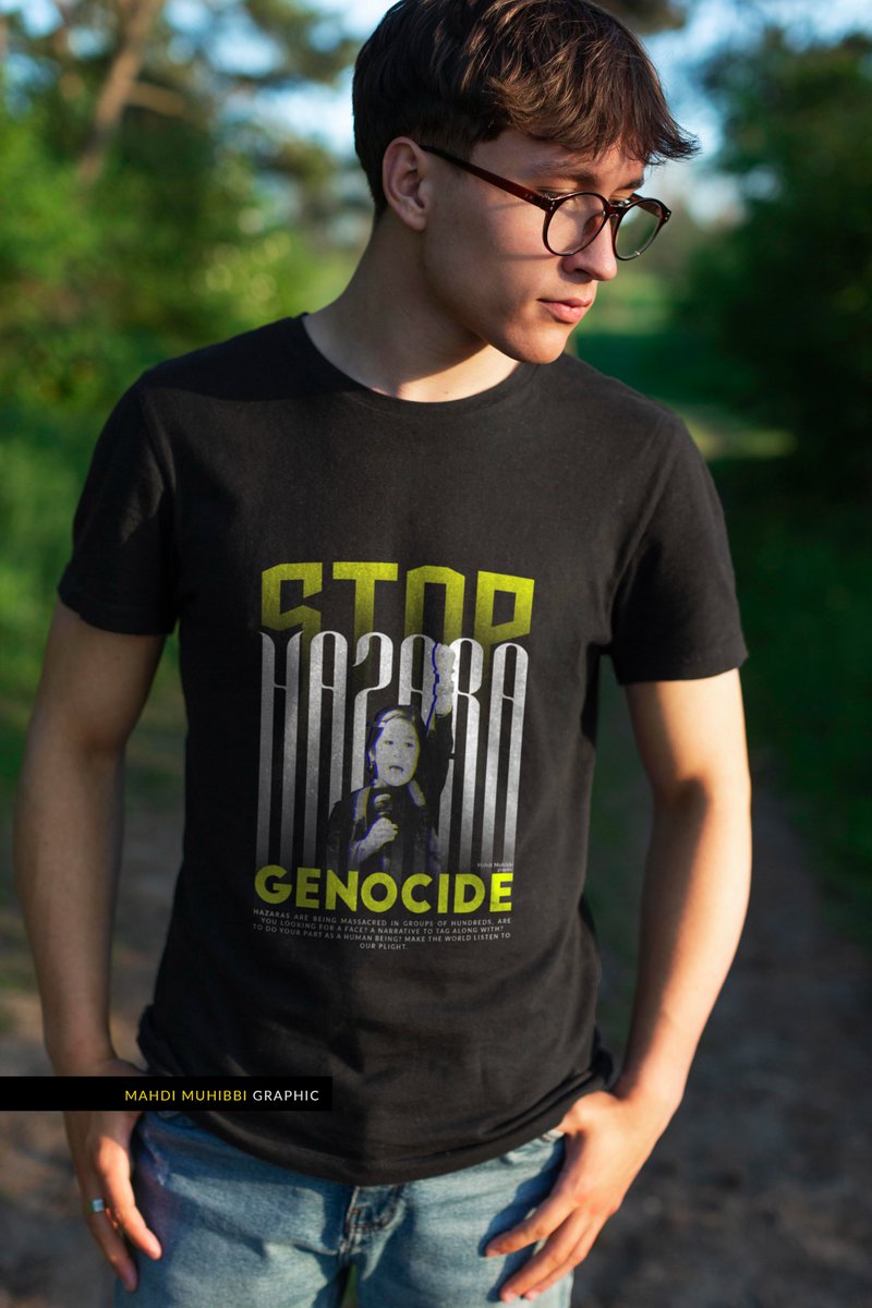 TripleM1902's tweet photo. نقد و نظر؟
طراحی تیشرت توقف نسل کشی هزاره ها
#StopHazaraGenocide T-shirt design https://t.co/k0jb6Cpogf