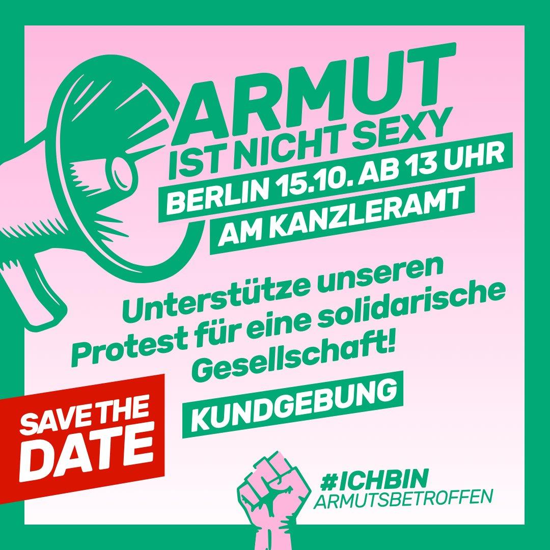 WirVerteilenUm (@wirverteilenum) on Twitter photo Am #b1510 protestiert <a href="/armutsbetroffen/">#IchBinArmutsbetroffen</a> vor dem Kanzleramt. Wir rufen dazu auf, zur Kundgebung zu gehen, denn wir wollen, dass Wohnen, Heizen und Essen Menschen nicht in Armut treiben sollte. Und wir wollen, dass die mehr als 13Mio. Armutsbetroffenen in D endlich Gehör finden! Am #b1510 protestiert <a href="/armutsbetroffen/">#IchBinArmutsbetroffen</a> vor dem Kanzleramt. Wir rufen dazu auf, zur Kundgebung zu gehen, denn wir wollen, dass Wohnen, Heizen und Essen Menschen nicht in Armut treiben sollte. Und wir wollen, dass die mehr als 13Mio. Armutsbetroffenen in D endlich Gehör finden!