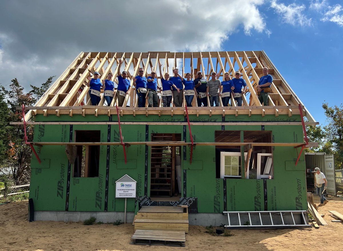 Danforth Advisors (@danforthadvisor) on Twitter photo We build strong foundations for biotech companies and...houses! Cheers to our team of builders and to <a href="/Habitat_org/">Habitat for Humanity</a> of Cape Cod for this incredibly rewarding experience! #habitatforhumanity We build strong foundations for biotech companies and...houses! Cheers to our team of builders and to <a href="/Habitat_org/">Habitat for Humanity</a> of Cape Cod for this incredibly rewarding experience! #habitatforhumanity