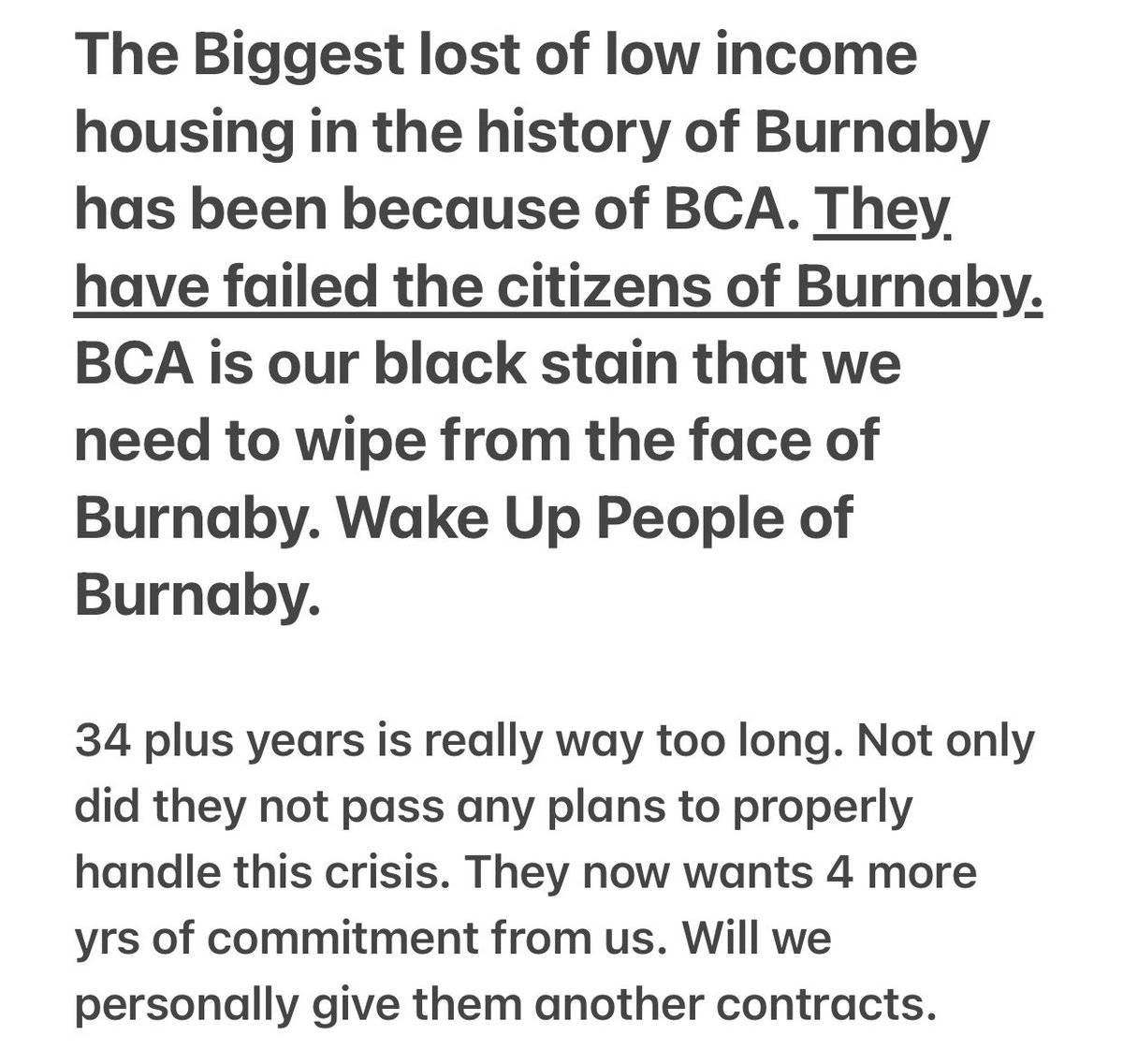 BurnabyJackson's tweet photo. #burnaby Our city is on the crossroads. Do we stay with BCA for another 4yrs who has ruled the city in majority for over 34 yrs. Or do we change to a team like @VoteOneBurnaby who has shown from their platform that we CAN expect better. Dream bigger for our City. Make the change! https://t.co/0tKtm15HEg