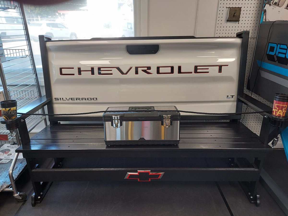 Chev Tailgate Bench Arrived!!!!!!! bit.ly/3bKRR1m