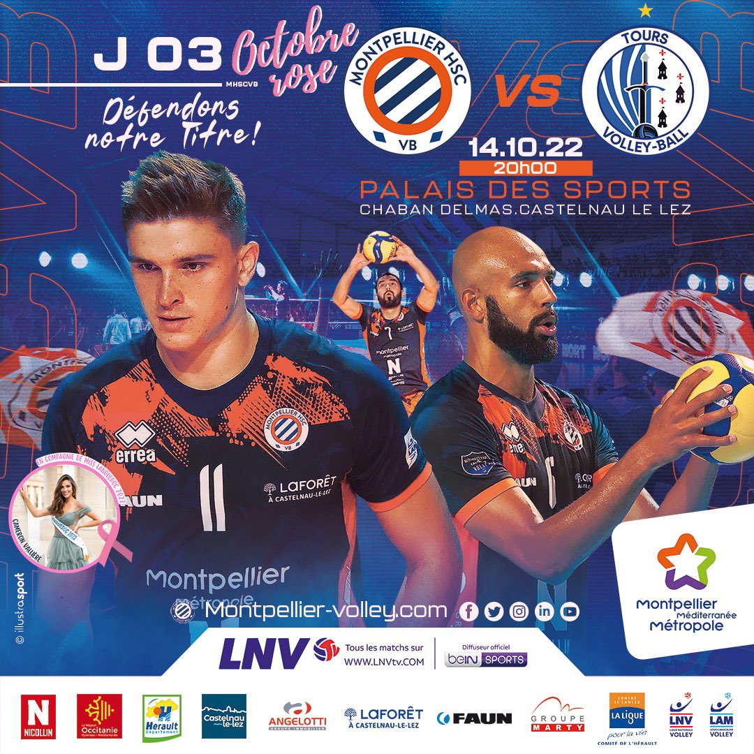 MHSCVolley's tweet photo. Rdv demain soir à Chaban Delmas 💪🔥 https://t.co/opcNaqGS7t