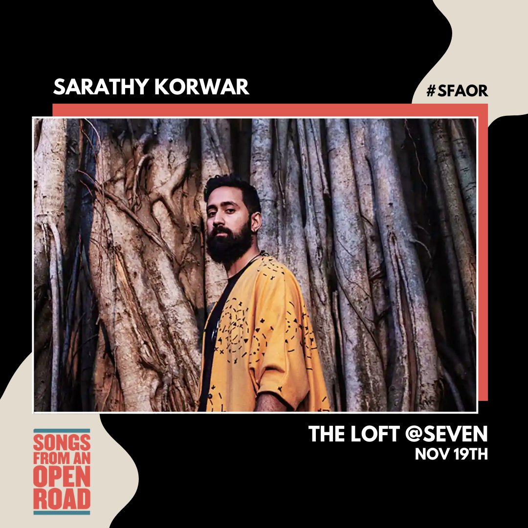 sfaorfestival's tweet photo. We are thrilled to welcome @SarathyKorwar to Songs From An Open Road.

Tickets: https://t.co/HjNmv4x5N6

#SFAOR #Galway #SarathyKorwarBand

Songs from an Open Road is a @galway2020 European Capital of Culture Commission. https://t.co/SpAYp7Ibx5