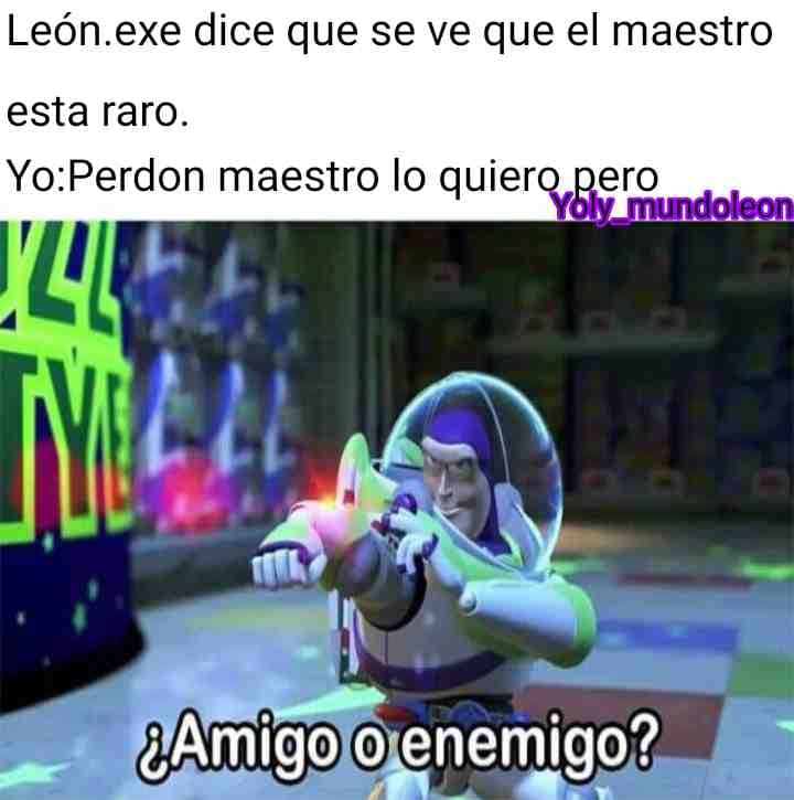 YolyMundoleon's tweet photo. Amigo o enemigo? @JayPi_4 

#mundoleon3 #mundoleon https://t.co/QEUaNZ5gA7
