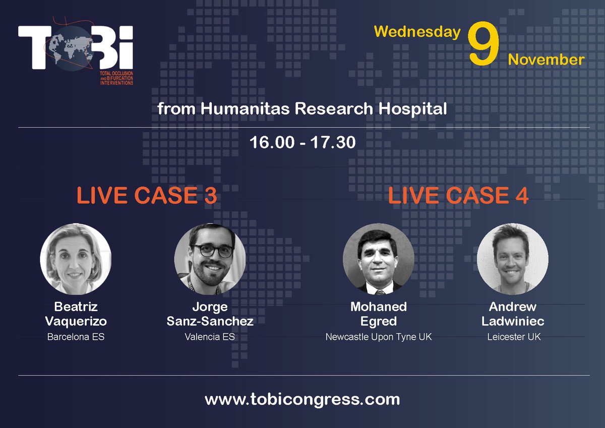 Do you want to learn how to tackle calcified lesions? 🗿 💥Don’t miss Live Case 3 and 4 performed at TOBI (9th November) 👩‍🏭@beavaquerizo @sjorge4 👨‍🏭@MohanedEgred @ALadwiniec