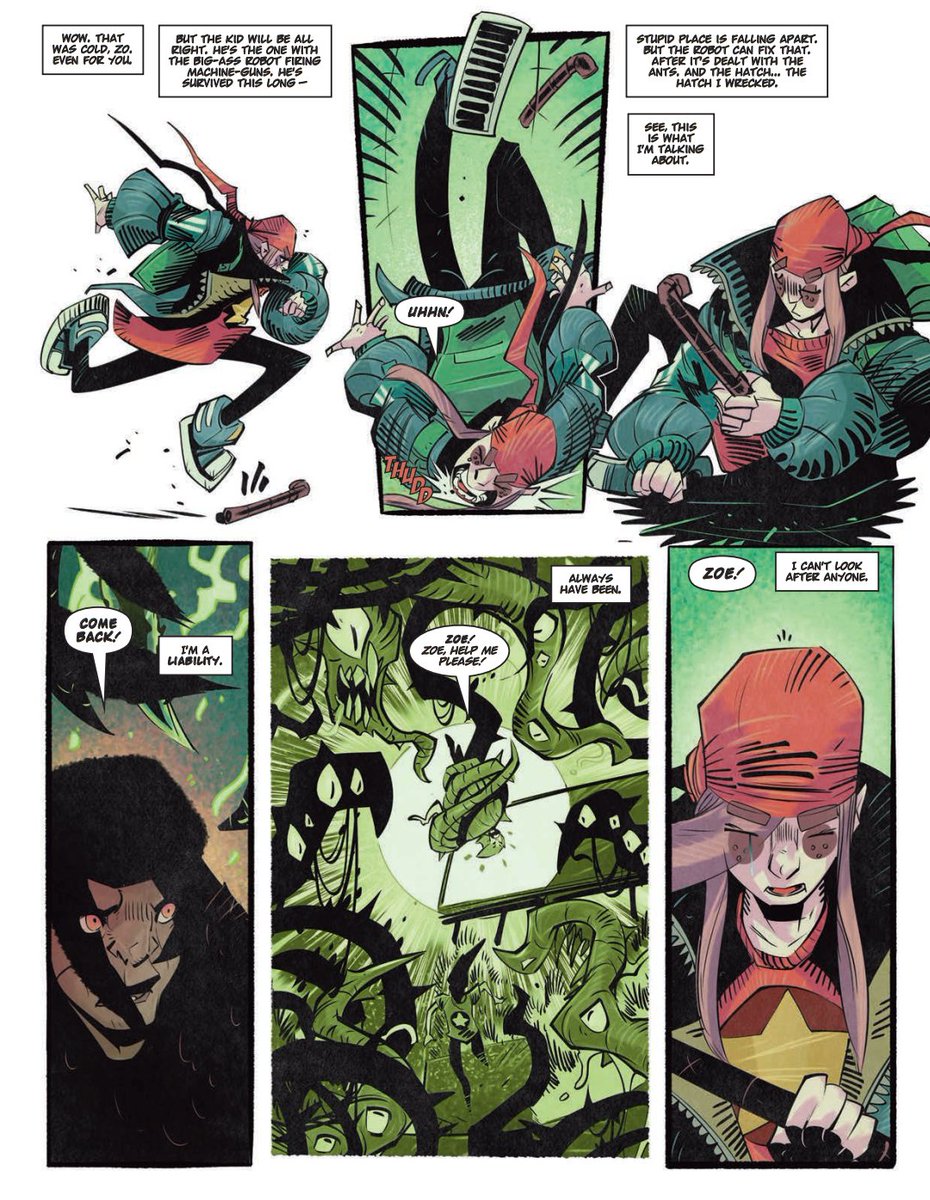 Page sample from recent work in this weeks #2000AD