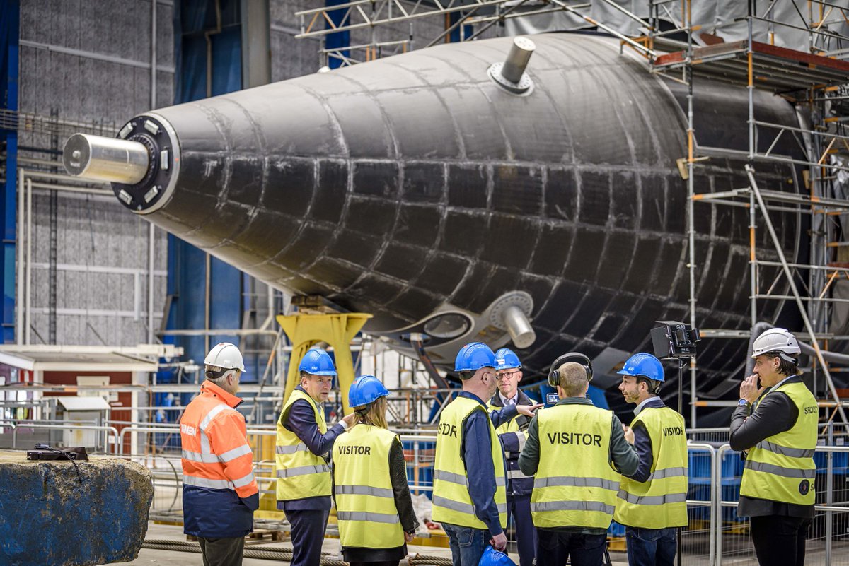 This week saw a Dutch state visit to Sweden and discussions about a possible submarine deal. Dutch TV visited our shipyard in Karlskrona to discuss our offer to build new submarines for the Dutch navy with @Damen #saabinthesea #proudshipbuilders