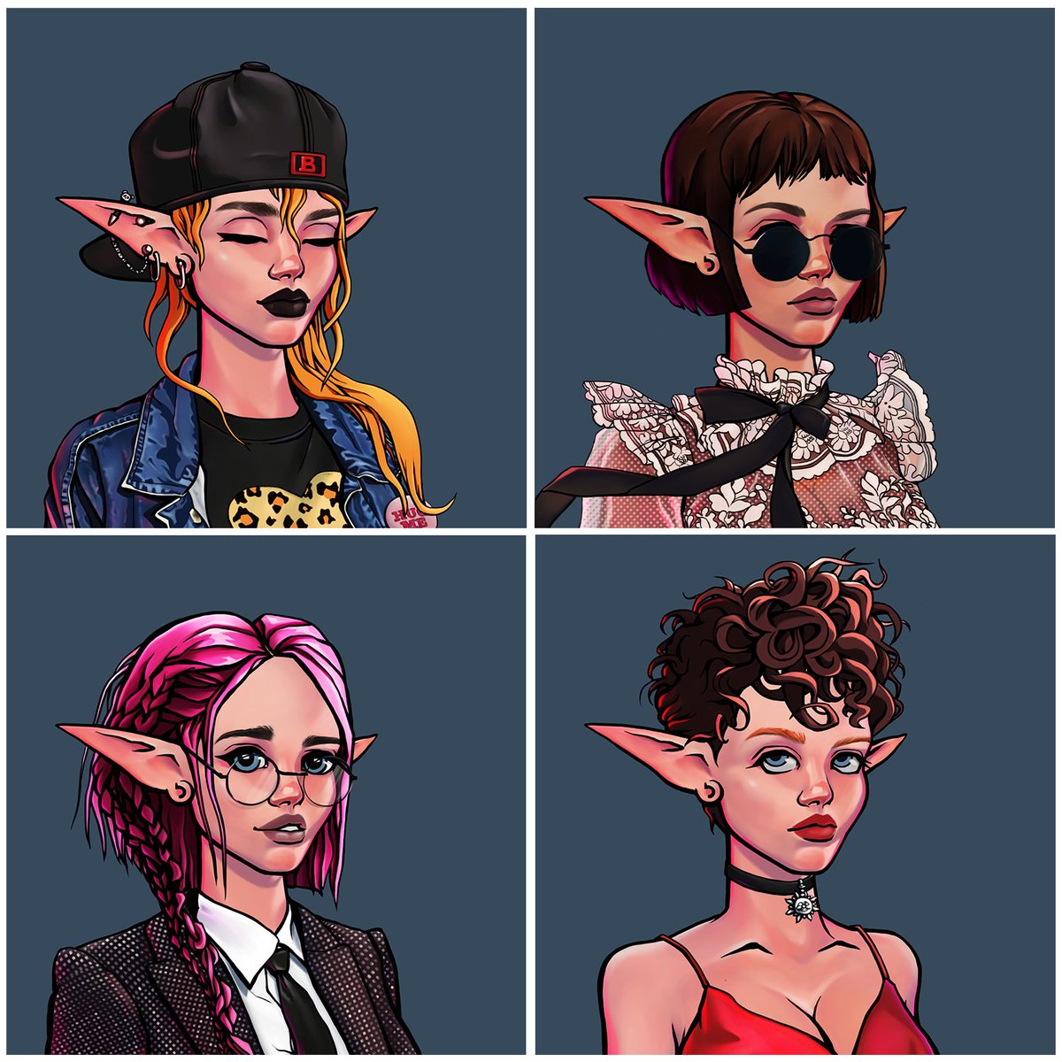 It's the story about elves, who assimilate into the human World ✨

#ElvesAmongUsNFT

🪄0.045 ETH

Available on OpenSea 👇