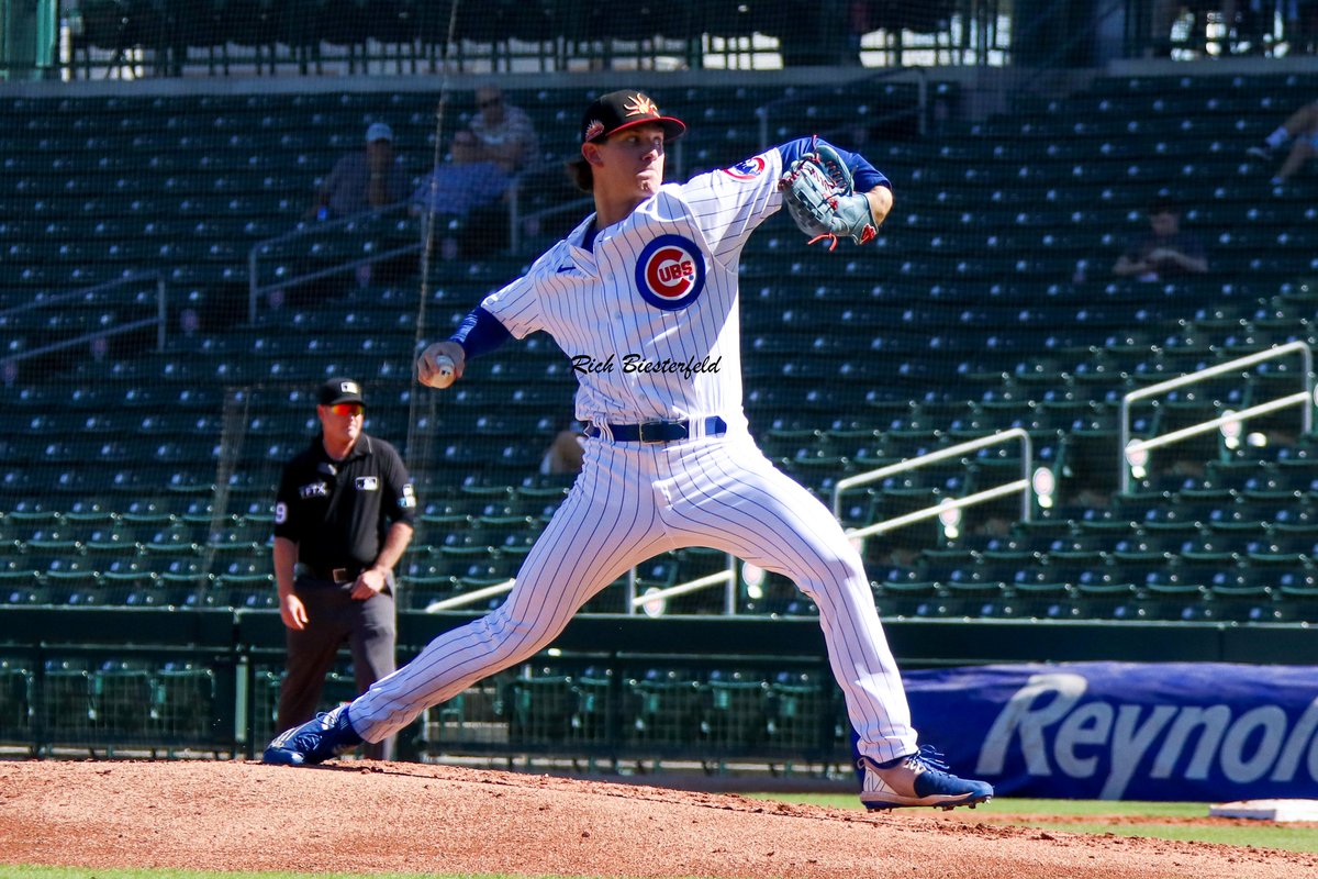biest22's tweet photo. #Cubs pitcher @sheldon_reed16 in Arizona Fall League action! #CubsProspects #MiLB #AFL2022 https://t.co/5RnWmwFVhv