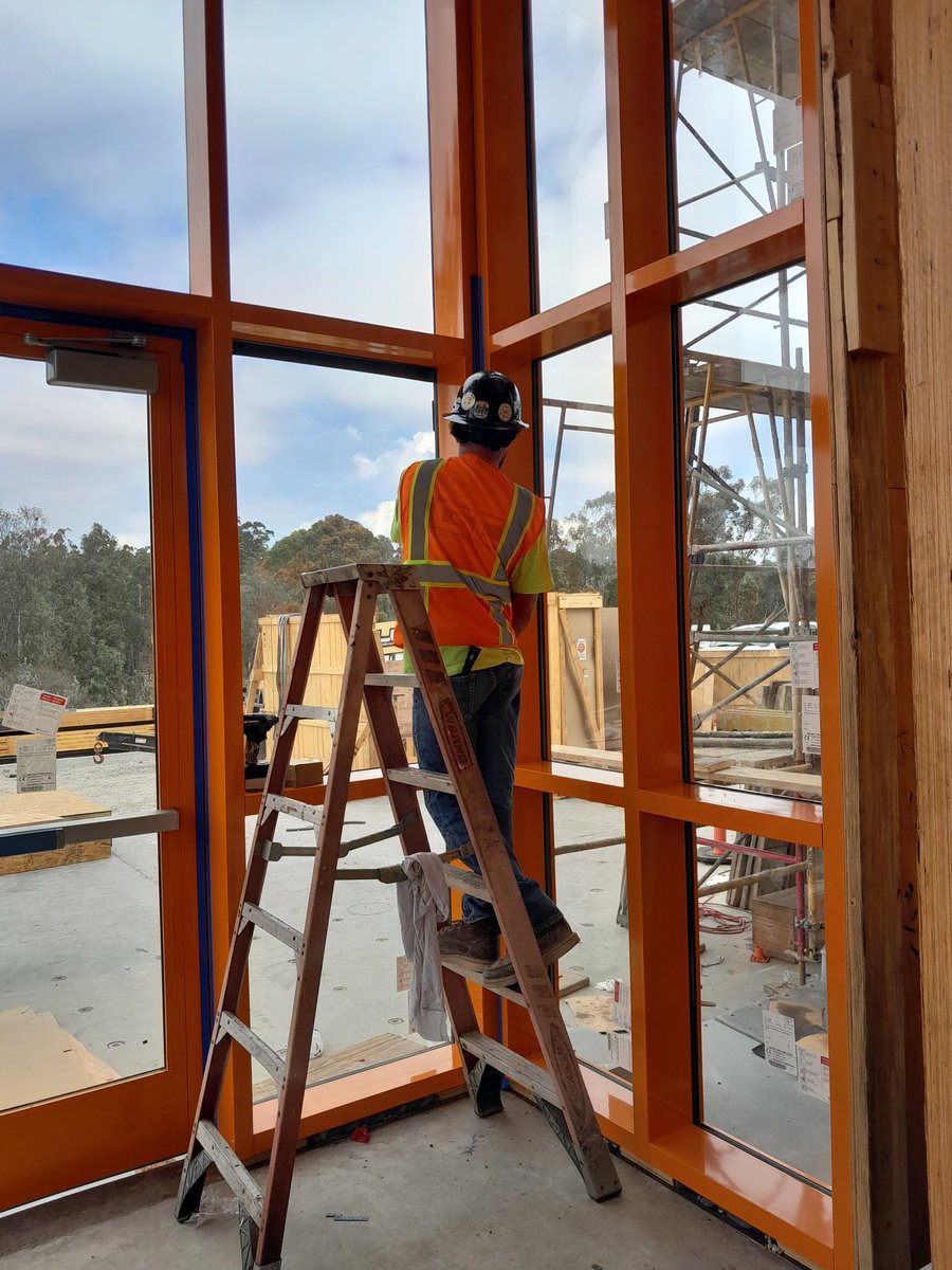slpei's tweet photo. While waiting on structural parts to be made, construction shifted to work on nonstructural envelope components on the NHERI TallWood building. An effort led by Prof. Keri Ryan at @unrengineering https://t.co/59M1gaY4ou