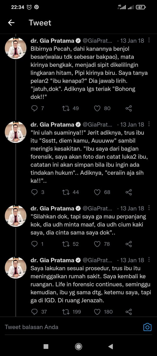 chiaruuya's tweet photo. @detikcom Lesti istigfar, kata gue lu harus baca nih cerita dah. Orng yg kdrt ga akan gampang buat berubah. https://t.co/GisLXB5ZpJ