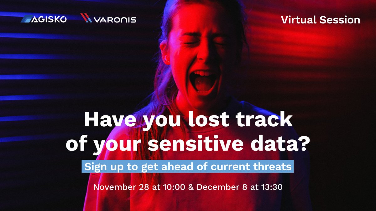 agisko_be's tweet photo. Do you know where your #SensitiveData is lingering and who has access? We're organizing two sessions on the topic:
⚡️ Overcome Sensitive Data Exposure and Current Threats ⚡️Sign up here: https://t.co/Xtqzbsh4MV

#cybersecurity #datasecurity #ransomware #varonis https://t.co/RzVy3cfQZy