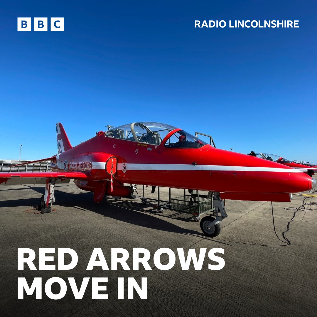 The @rafredarrows have completed the move to their new home @RAFWaddington bbc.in/RedArrows