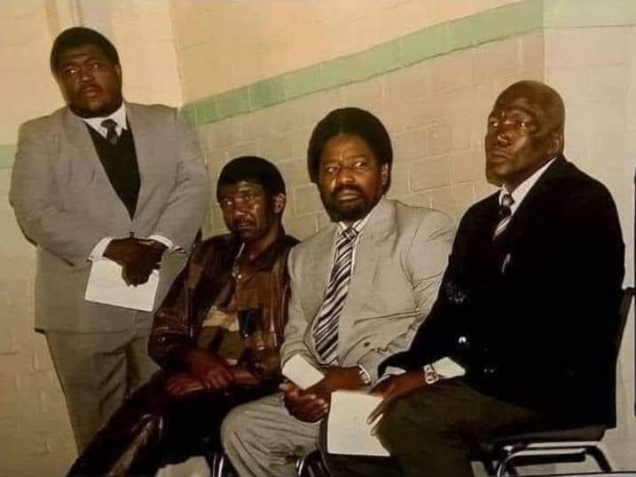 Know your history....
From Left to right: Gwede Mantashe, David Mabuza, Cyrii Ramaphosa and Bheki Cele..