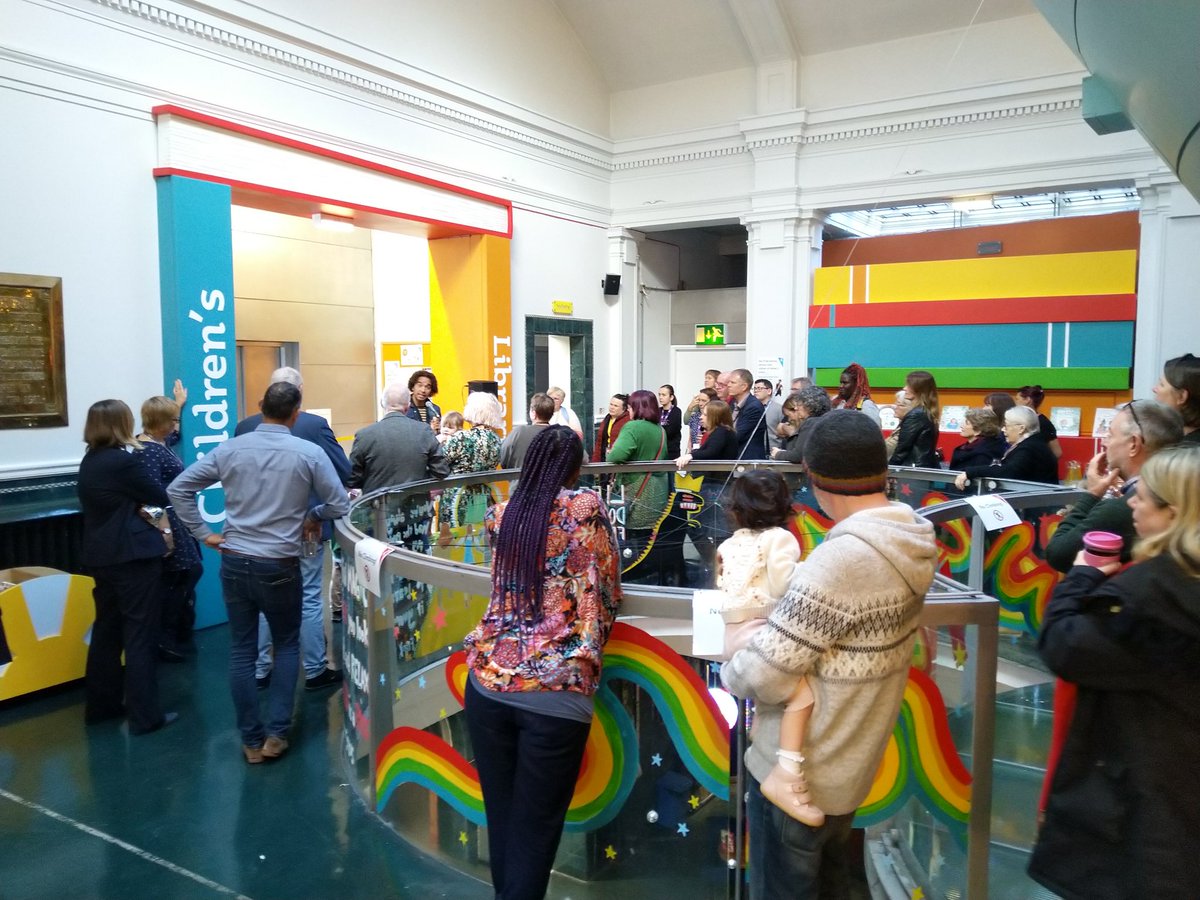 jamiepsloan's tweet photo. Amazing to see the new Children's Library at @Z_arts_mcr. An incredible welcoming space for families in Hulme. https://t.co/GDF8m2oSJV