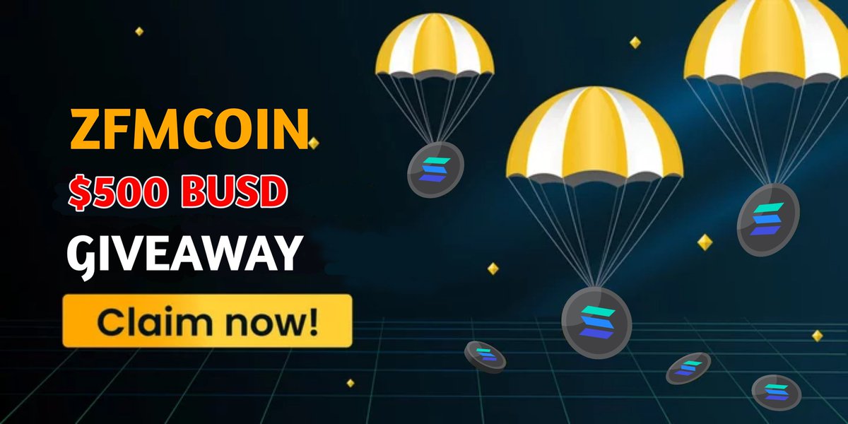 zfmcoin's tweet photo. 500 BUSD GIVEAWAY। ZFMCOIN

Join Campaign: https://t.co/HcZ1BqngS1
@cctip_com rewards qsPn6m

Rewards:
���� 500 BUSD for 1000 winner(s) with a random amount https://t.co/IHoBV1AygJ