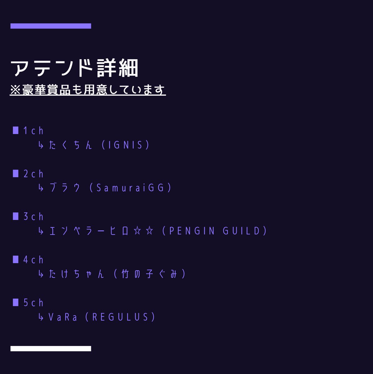 Guild_Regulus's tweet photo. 10月17日21時～
あつまれ！やみりゅうの城イベントが開催されます‼️
当ギルド含めた5つのギルド合同イベントです💪🏻✨

詳細は画像をご覧下さい✨ https://t.co/72BJGS8bBf