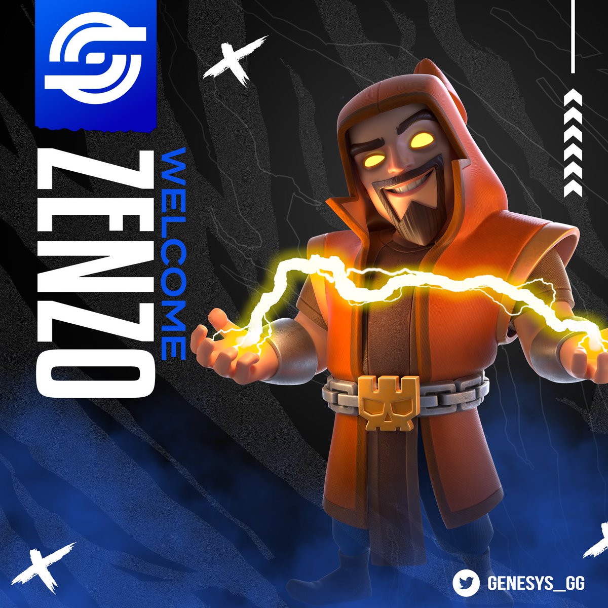 #ClashRoyale | Announcement 

Today we’re pleased to announce our first sponsor who’s one of our biggest supporter if it’s not the biggest… Welcome <a href="/Zenzo_CR/">Zenzo</a> ! 

#EzForGenesys ⚡️