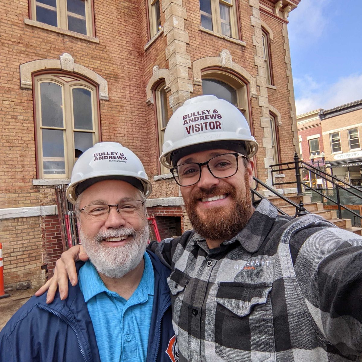 mobwoodstock's tweet photo. Construction is coming along in Woodstock! Henry stopped by the Old Courthouse and Sheriff’s House yesterday to check out all the progress that's been made. Stay tuned for more updates as this space transforms into a brewhouse!
#mobcraft #craftbeer #brewhouse https://t.co/G39fMuVI9e