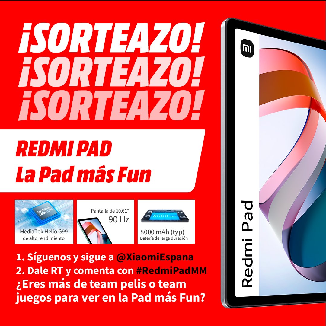 Redmi Pad - La Pad más fun