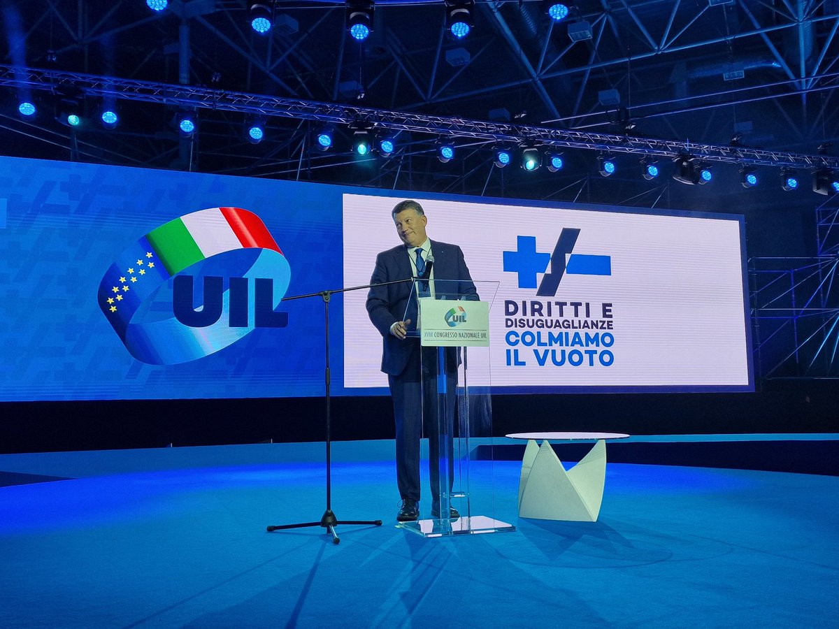 UILofficial's tweet image. #Bombardieri: Con questo Congresso vogliamo aprirci ai lavoratori e alle lavoratrici dello sport e dello spettacolo, che hanno pagato un prezzo altissimo durante la pandemia e a cui dobbiamo far sentire di più la nostra vicinanza.
@PpBombardieri #piùdirittimenodisuguaglianze