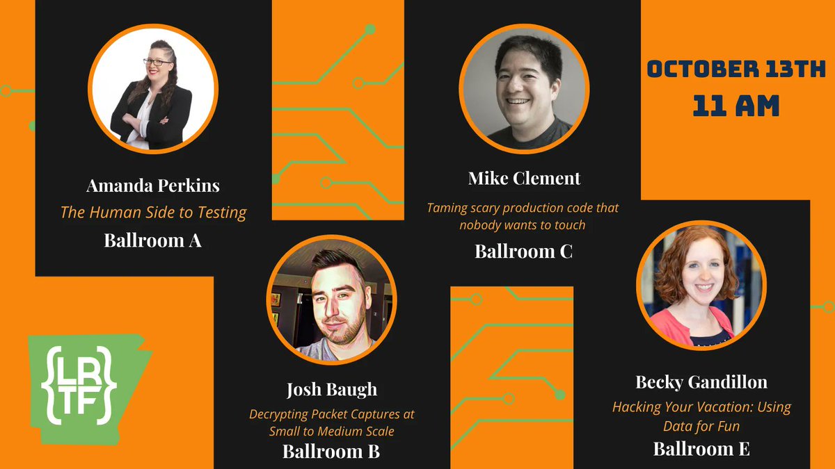 Check out our lineup and room locations for 11AM today! #LRTF2022