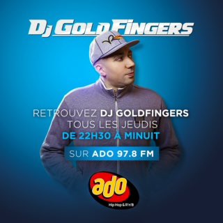 GOLDFINGERSDJ's tweet photo. 🚨 le rdv du jeudi soir de 22h30 a minuit sur ADO FM 97.8 . Bonne écoute
Lien des précédents épisodes sur mon podcast :
https://t.co/Qkhxyl14eX @adolaradio #ado #adofm #radio #fm #dj #djgoldfingers #rap #rnb #afrobeat https://t.co/RGTK6GKBe2