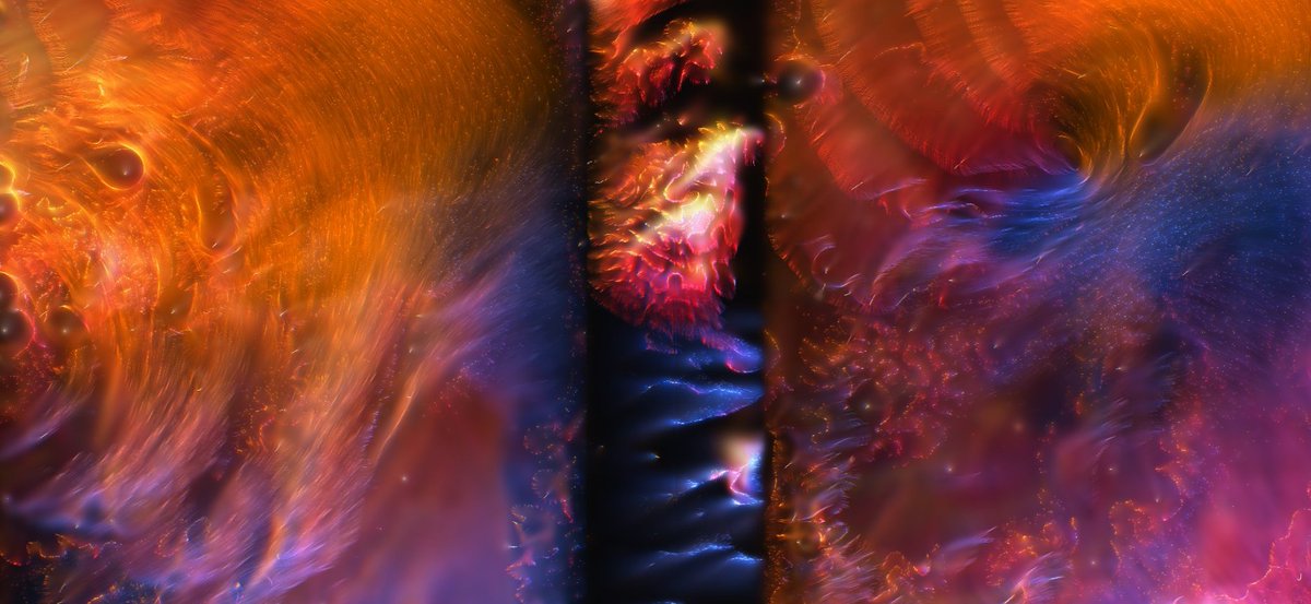 zeze2081's tweet photo. Going through the #Holons feels a bit like reading a Stanisław Lem novel. 

What're the rules that govern this alien system? Is this an organism or a landscape that I'm looking at? Or is it their art?

Look through the slit, look at the other side.

from Holons#133 by @flight404 https://t.co/QpR281wSGn