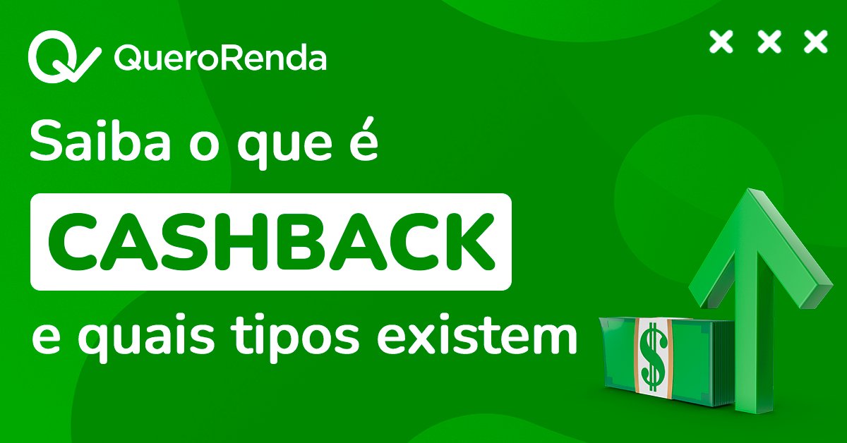 QueroQuitar's tweet photo. Acesse o artigo no QueroRenda e conheça os tipos de cashback que existem.
https://t.co/aQARC051ZU https://t.co/SJvtoq4Cmj