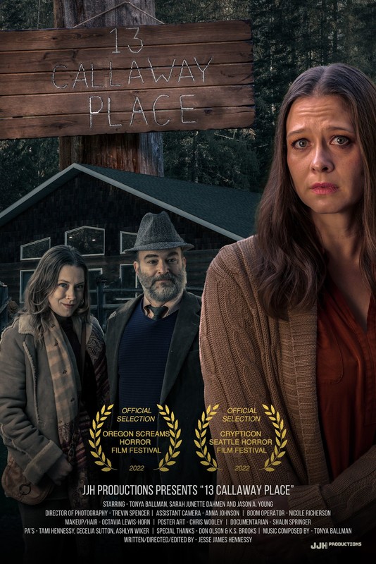 killervalleyhff's tweet photo. Congrats to 13 Callaway Place, directed by @JJHproductions1 for being an official selection of 2022's Killer Valley Horror Film Festival!

#KVHFF will be screening Oct 21-31 online at: https://t.co/rS24KKqy46 &amp; in-person on Oct 29th in Talent, OR

#horror #filmfestival https://t.co/YEm3TW4FzF