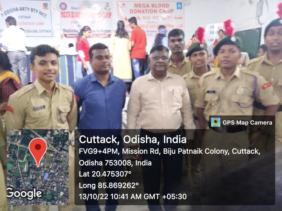 subhranshu165's tweet photo. A mega blood donation camp was organised by #STEWARTSCIENCECOLLEGE with the help of NCC, NSS and YRC volunteers. A total of 89 units blood was donated by the people,students and volunteers.
#Donatebloodsavelife.
@OneODArtyBtyNCC
@kalinga_sagar
@utkalpride
@HQ_DG_NCC..... https://t.co/cSqjDMjL6I