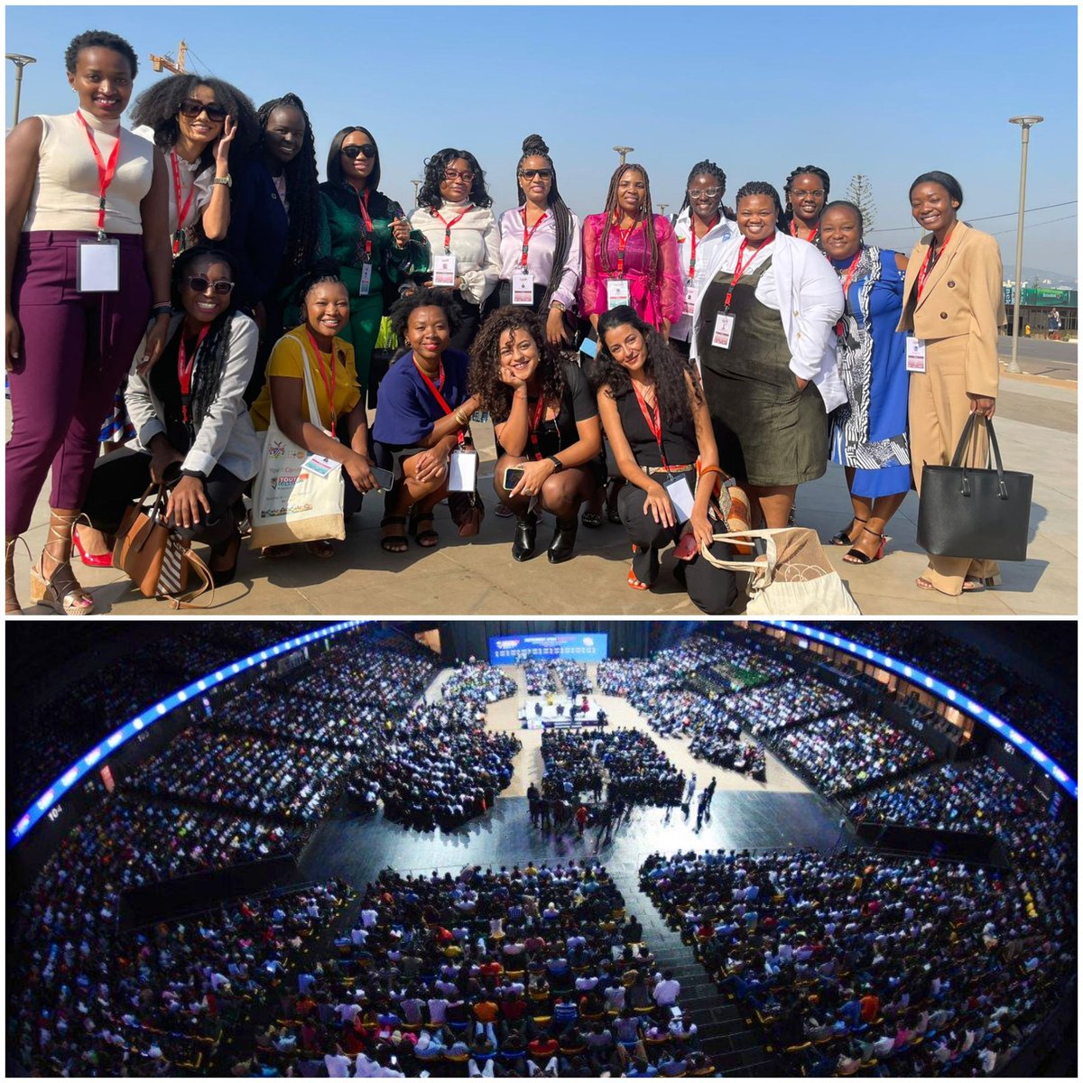 Proud to see our African Young Women Leadership Fellows (#AfYWL) at #YouthConnekt2022 They are amongst the youth driving the future of dev in #Africa & we are proud to be nurturing their incredible skills & talents through their fellowship with @UNDP