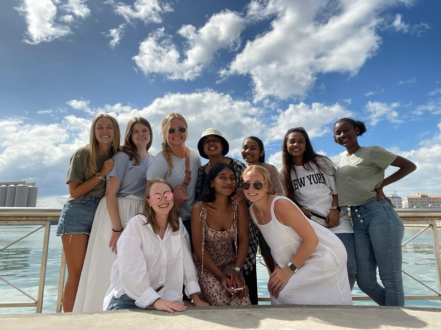 uarkbumpers's tweet photo. #AgEcon prof Lanier Nalley &amp; five #AEAB students travel to Mauritius; researching food security &amp; feasibility of fresh milk on island 1,000 miles east of Africa https://t.co/IXwryZtS1z
#StudyAbroad #InternationalPrograms #ServiceLearning #outreach

#AgFoodLife https://t.co/b8lqj9Xm7s
