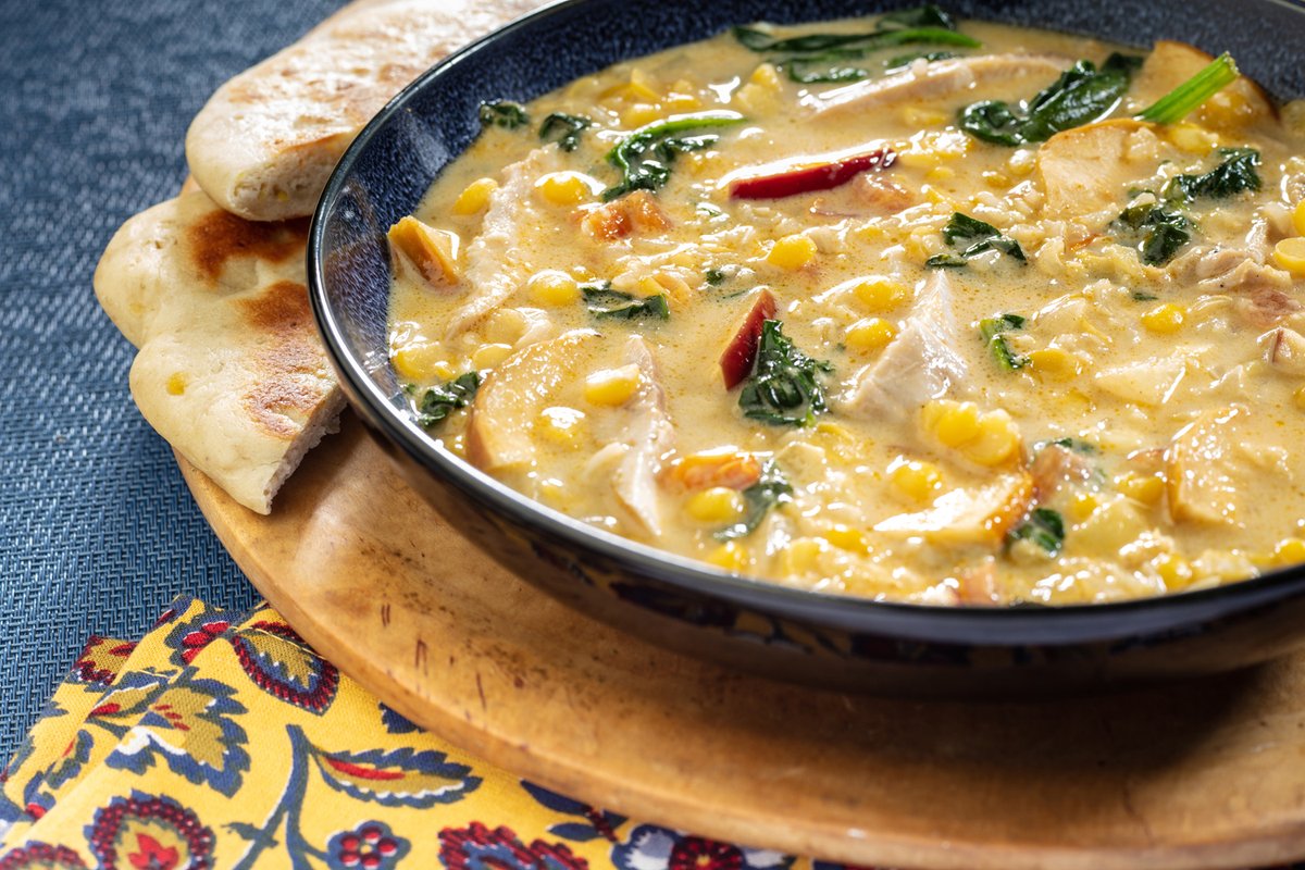 AlbertaPulse's tweet image. Mulligatawny is a chowder style #soup with an East Indian heritage. Every cook has an inspired version of this recipe; we added split peas &amp;amp; dried apples! Substitute leftover turkey for the chicken to use up Thanksgiving leftovers.
ow.ly/Bua050L4Hv7 #LovePulses #splitpeas
