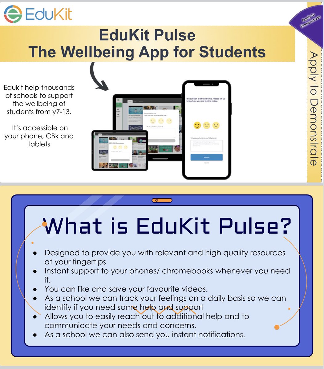 Streetlymindful's tweet photo. Mrs Wiley delivered an assembly to @StreetlyYr7 this morning on positive #mentalhealth & launched our @EduKitters EDUKIT app. Also very proud of our 4 student wellbeing ambassadors who volunteered to join & speak to year 7 from a peer perspective 👏🏼 #proud #Wellbeing #selfcare https://t.co/l95IyTsKUs