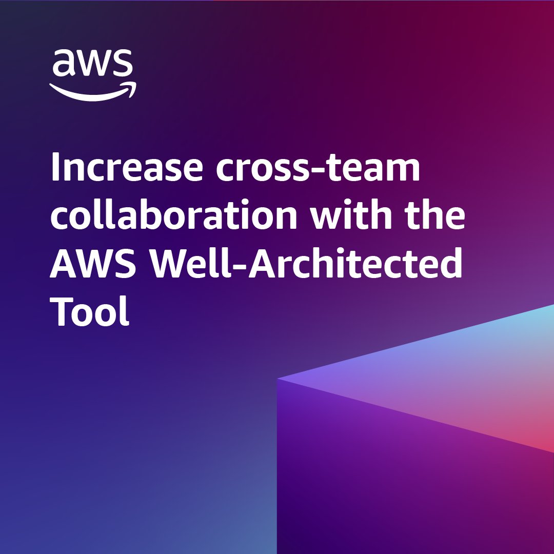 AWSArchitecture's tweet photo. ICYMI: The AWS Well-Architected Tool has integrated with AWS Organizations, making the sharing of workloads &amp; custom lenses ⭐WAY⭐ easier. Check it out: https://t.co/SiiEjZoVxi

#AWSWellArchitected https://t.co/vpppt28oUS