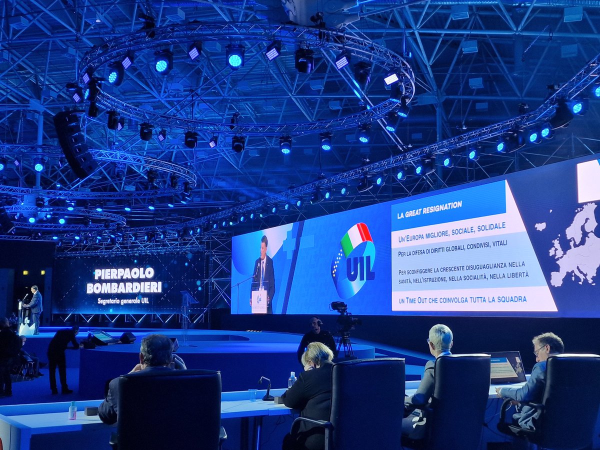 UILofficial's tweet image. #Bombardieri: Continueremo a condividere le nostre lotte con i compagni dei sindacati europei e internazionali. Saremo anche al fianco del nostro Luca Visentini per la Segreteria Generale del CSI. E’ una sfida che fa tremare i polsi. @PpBombardieri #piùdirittimenodisuguaglianze