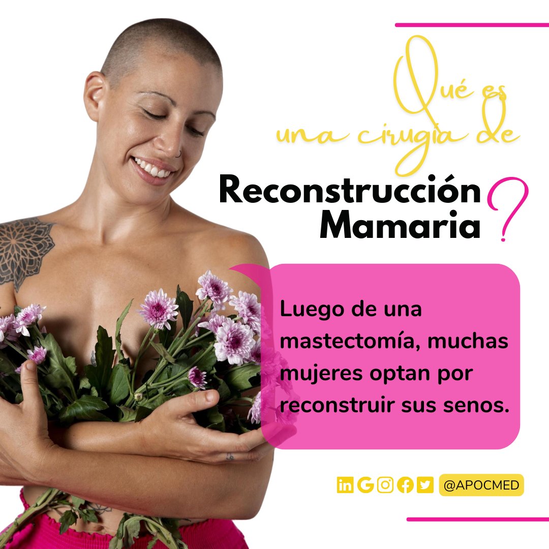 💡 ¿Qué es la cirugía de Reconstrucción Mamaria? 👇 Abre el hilo 👇

-Team APOC- 
#APOCPlasticSurgery #OrangeCounty #NewportBeach #BreastCancerAwarenessMonth #cancersurvivor #CancerDeMama #mastectomia #BreastReconstruction #MesRosa #flapreconstruction #implantreconstruction