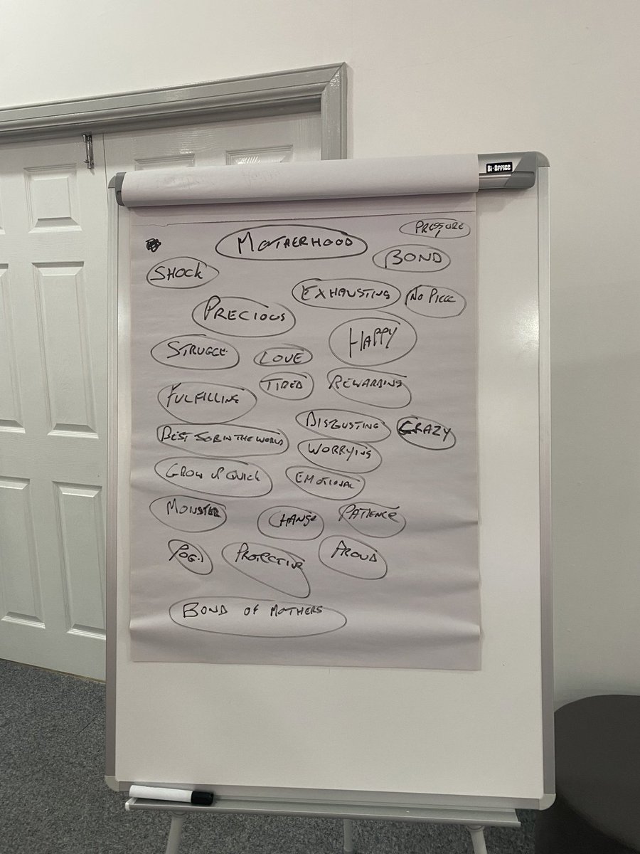 eaparentalsupp's tweet photo. By week 3 our song is starting to take shape 🎶 Here’s a sneak peak of some of the wild and wonderful emotions of motherhood we have explored…
Looking forward to hearing what has been produced 🌈
#IWasGonnae #EAPESF #SL33 https://t.co/oeMNFWEfjE