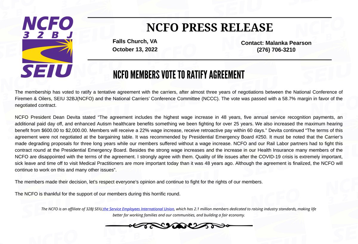 National Conference of Firemen & Oilers (@ncfoseiu32bj) on Twitter photo 