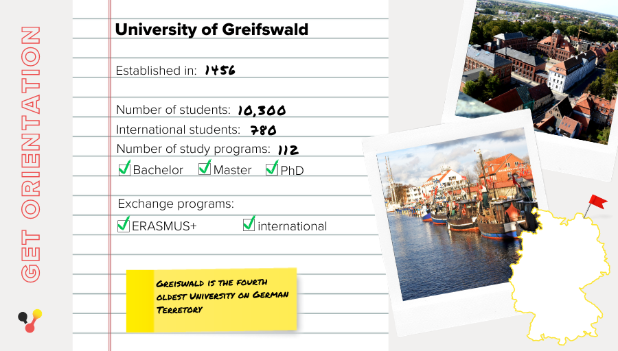 🎓 🇩🇪 Do you want to #study in #Germany? Today we recommend one of the oldest Universities in Europe: @uni_greifswald. Located at the Baltic Sea the small city of #Greifswald truly is a student town. #StudyInGermany #University